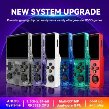 R36S Retro Handheld Game Console – 3.5”Display